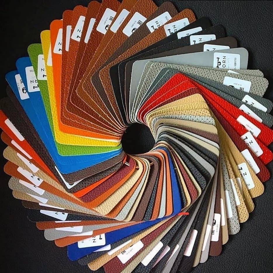 Лепестки экокожи Дакота разных цветов в каталоге