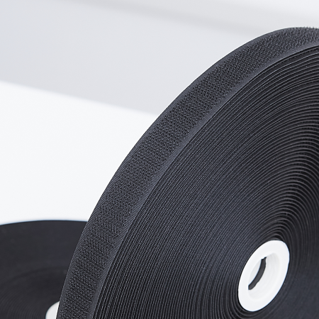 Лента контактная черная 25мм Крючок 25метров