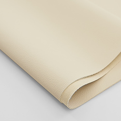 Экокожа Катания на микрофибре 119 светло-кремовая Премиум 1 пог. м.