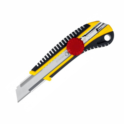 Нож с винтовым фиксатором KS-18, сегмент. лезвия 18 мм, STAYER артикул 5613